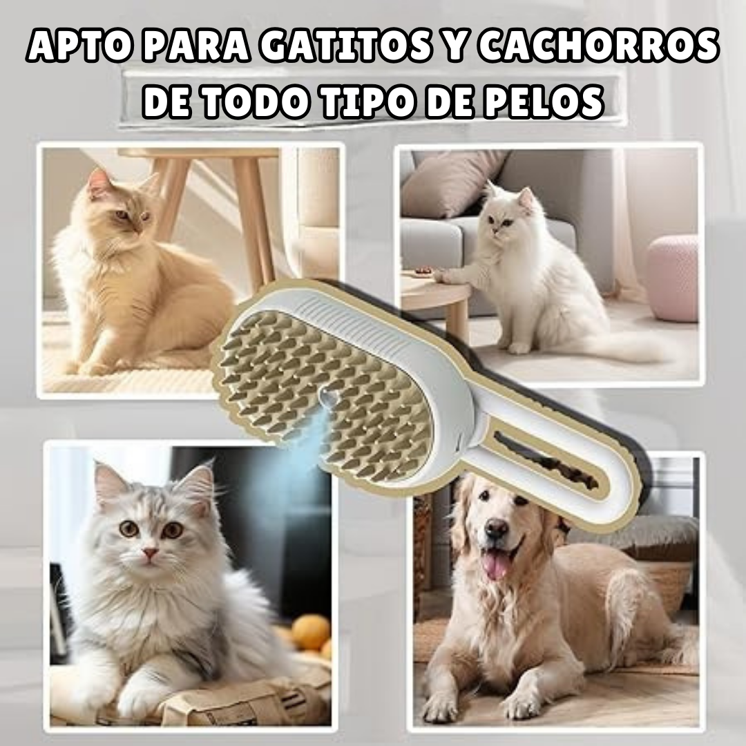 Cepillo de mascotas para Aseo y Eliminación de pelos